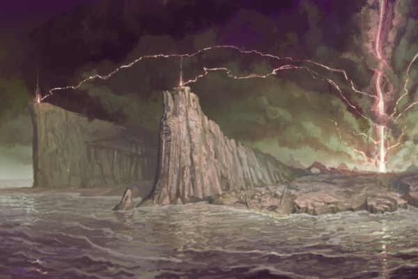 The Isle of the Dead and the Great Vortex