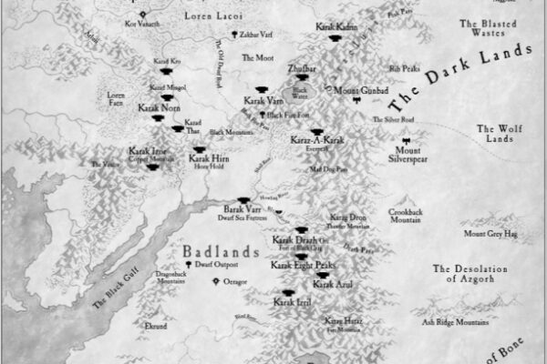 Elven and Dwarfen settlements during the War of the Beard