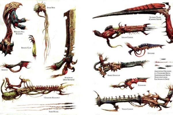 Tyranid weapons