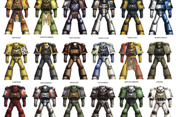 The updated colours of the Badab War